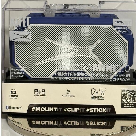 Alter Lansing HydraMini 2.0 Bluetooth Speaker - NEW in BOX - Picture 1 of 6